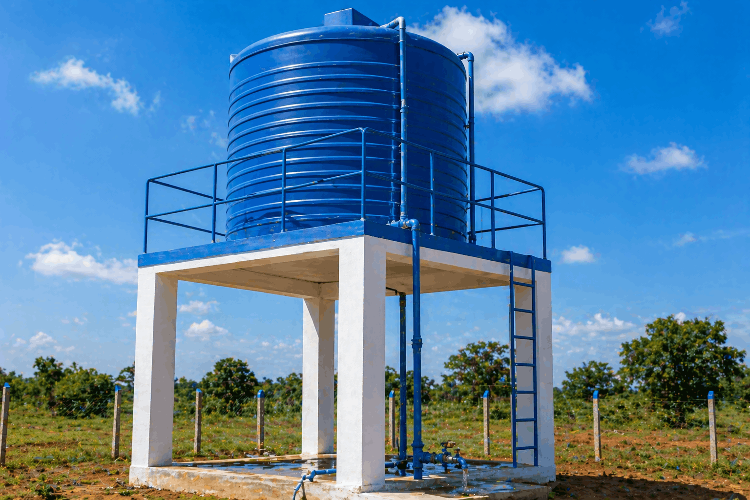 Water storage and filtration equipment